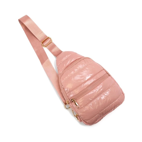 Handbags - Gloss Puffer Sling Bag